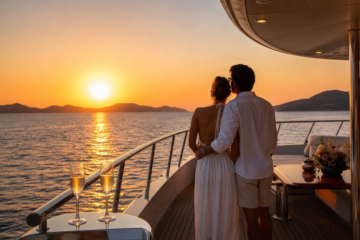 Gün batımı yat turu Bodrum